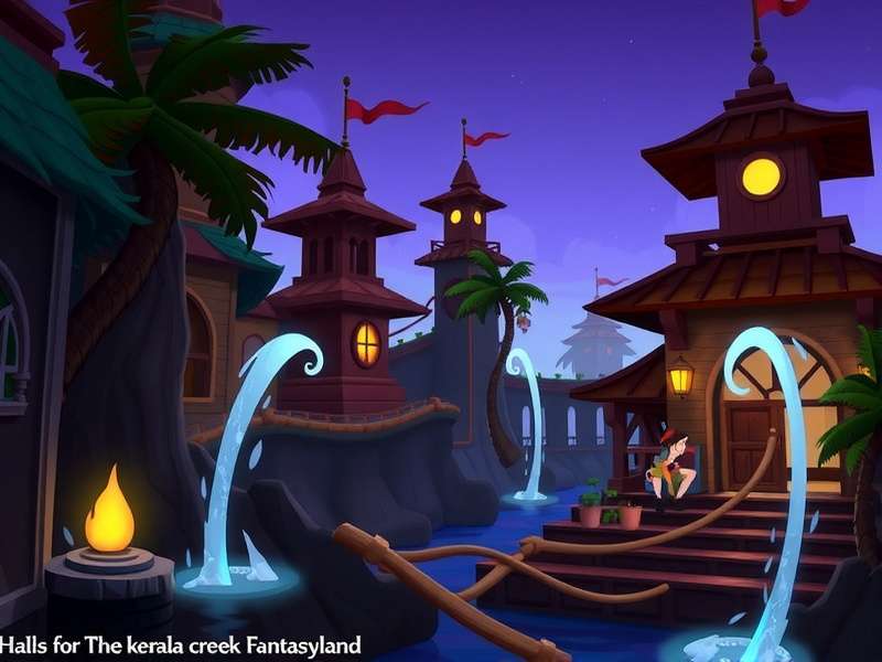 Kerala Creek Fantasyland Game Scene